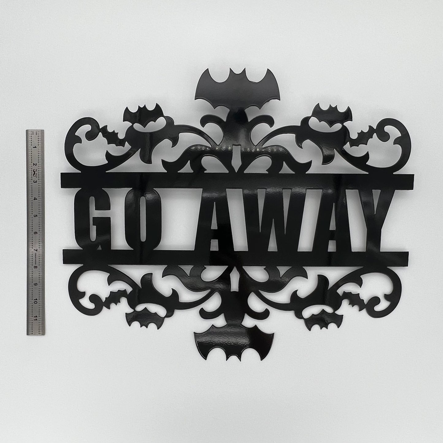 GO AWAY door decoration