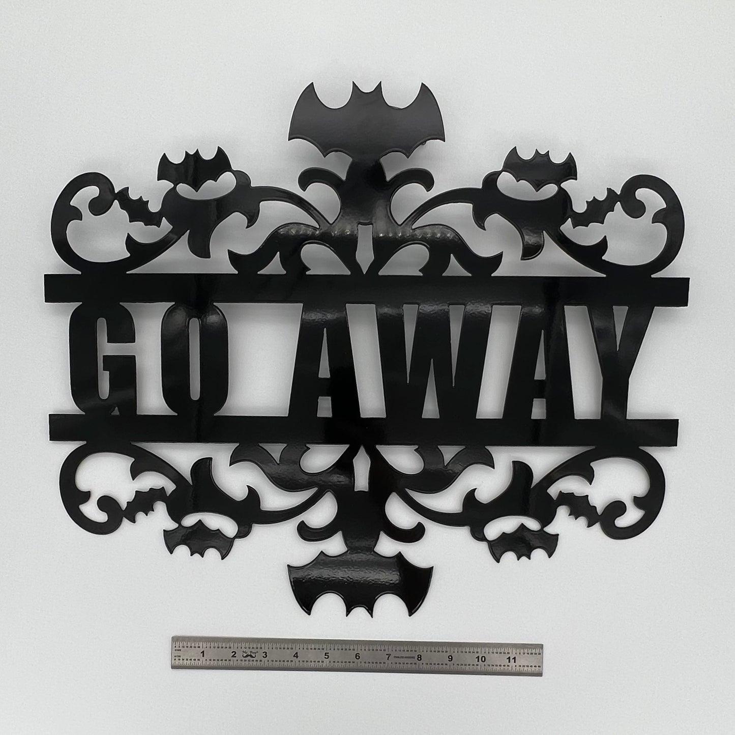 GO AWAY door decoration