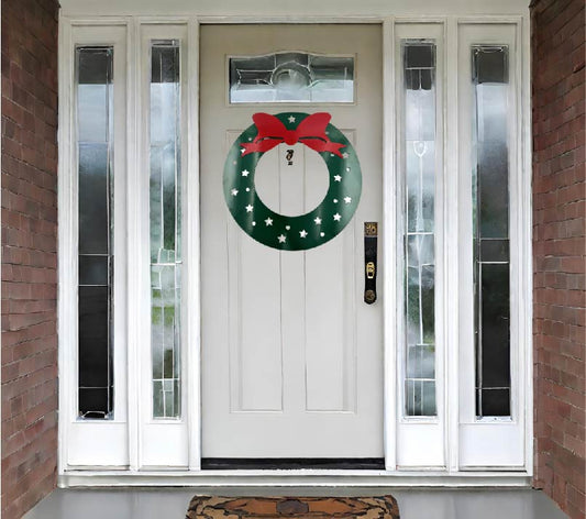 Contemporary Modern Christmas Wreath